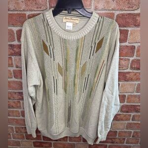 Norm Thompson vintage beige Sweater for Men XL